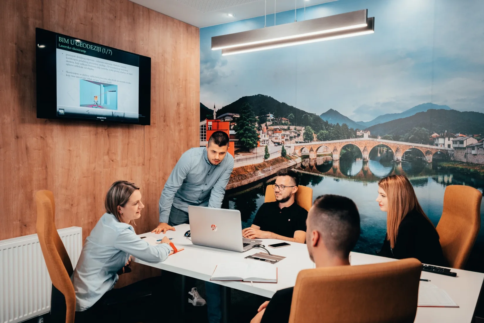 Geobiro team meeting.
