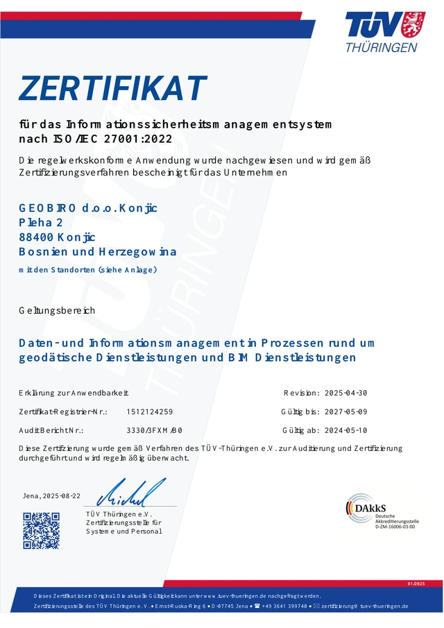 Informationssicherheit / ISO/IEC 27001:2022